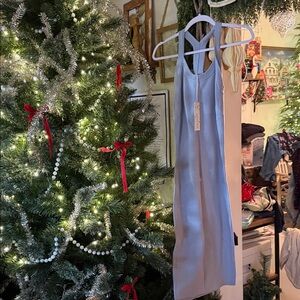 Elegant Blue Midi Dress